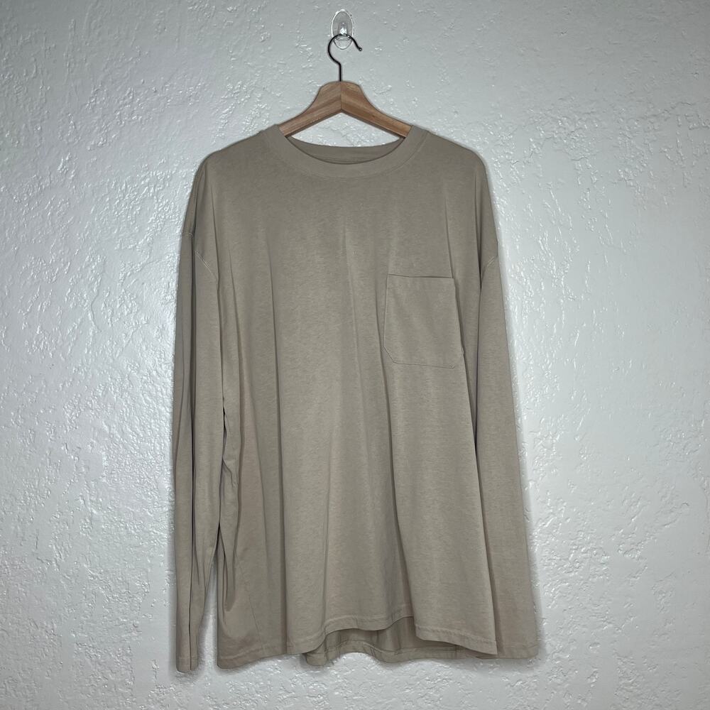 Insect Shield Men's UPF 30+ Dri-Balance Long Sleeve Pocket T-Shirt XXL Beige